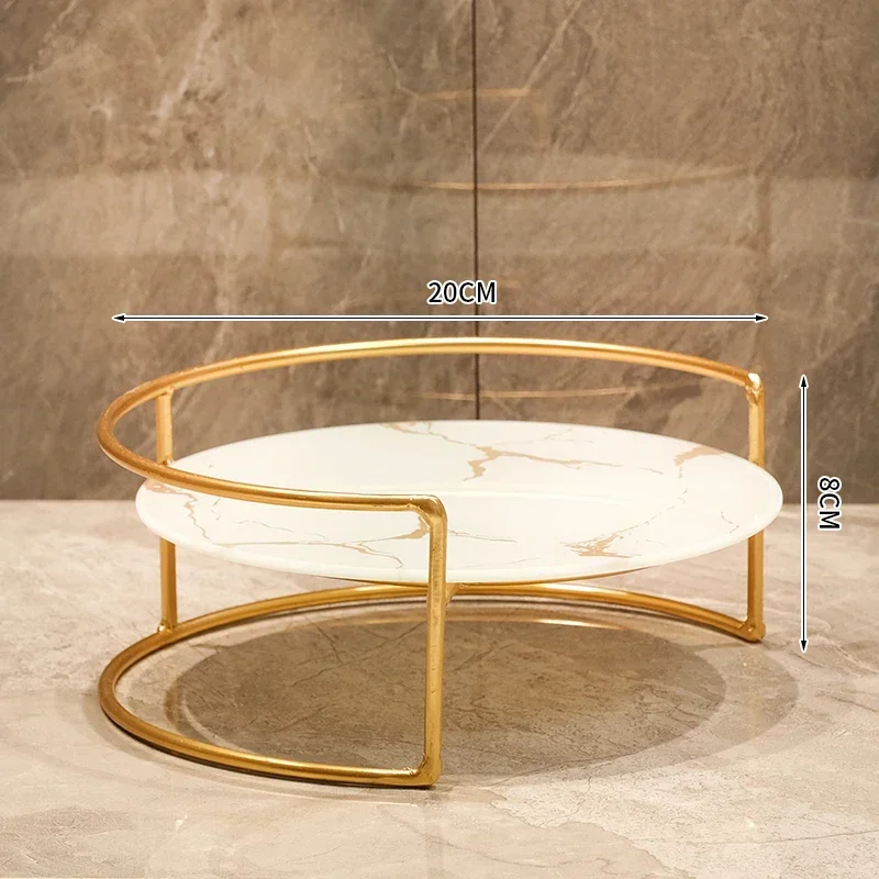 

Мраморный стеклянный поднос, набор из 2 предметов