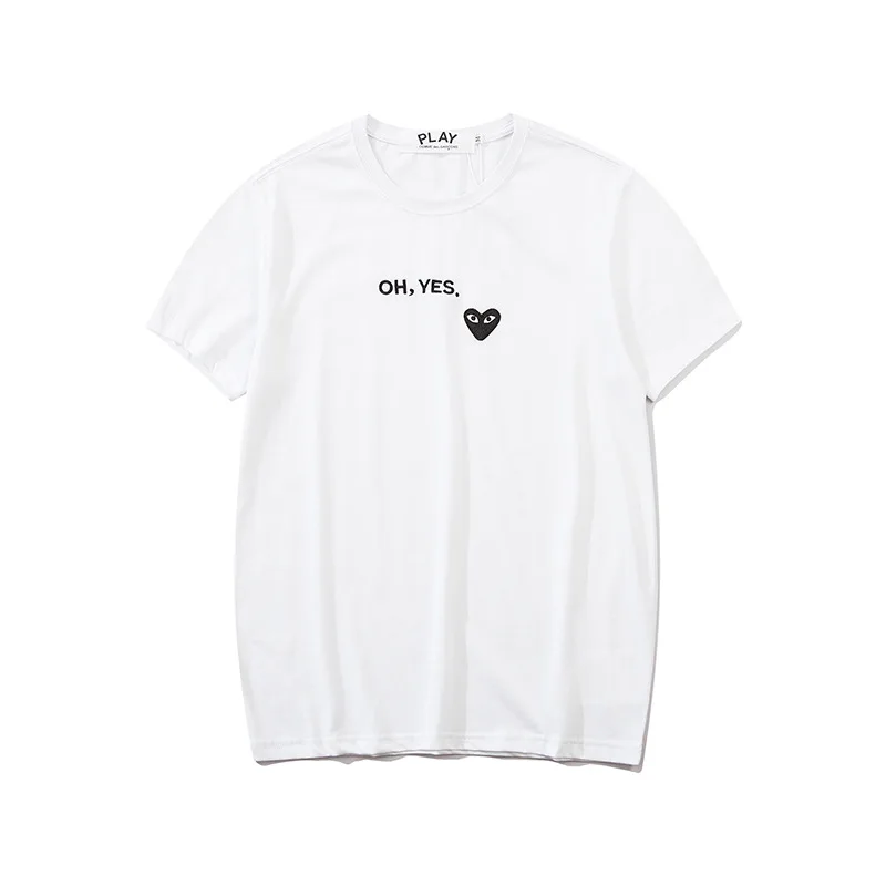

PLAY Men's And Women's Printed Round Neck Short Sleeve Casual Unisex T-shirt
