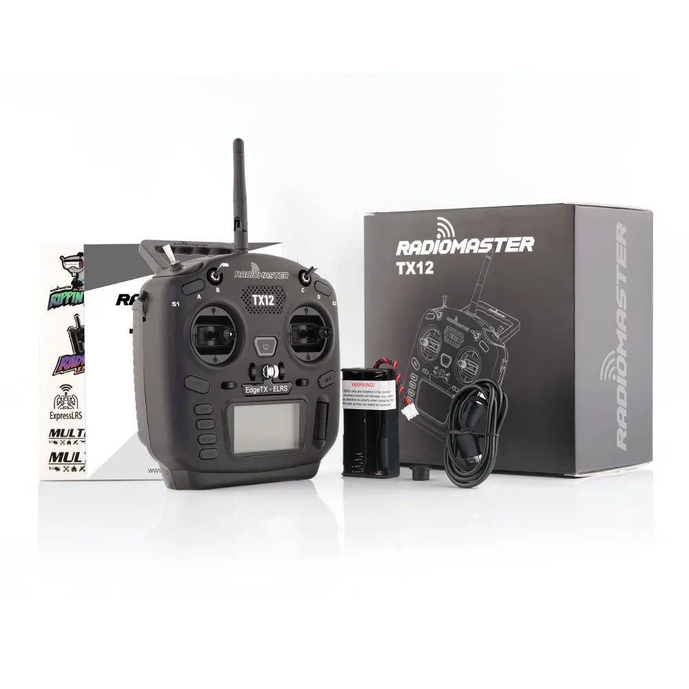 

RadioMaster TX12 MKII 16CH ELRS CC2500 Hall Gimbals Radio Transmitter Support OPENTX EDGETX