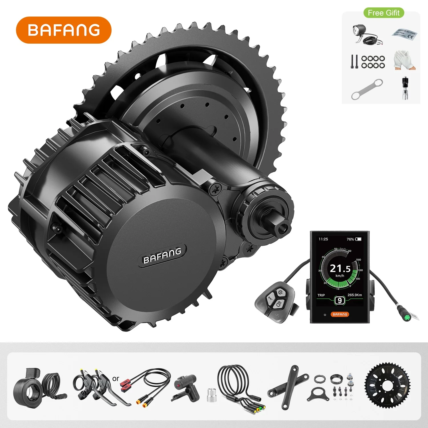 Bafang G320 48V 52V 1000W BBSHD  Mid Drive Motor Conversion 