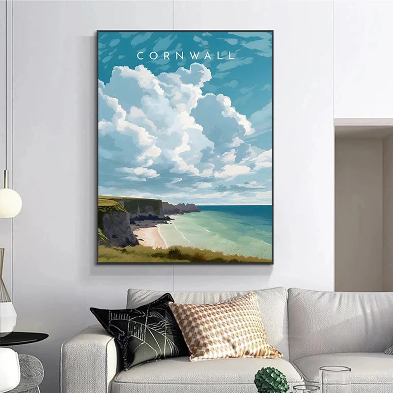 Кукурузная стена Коста-Рика Дубай Everglades Travel Анталия Аруба плакаты Картина на