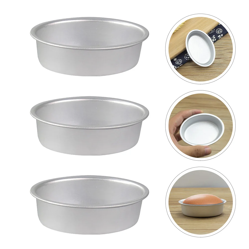 

6pcs Oval Cake Pan Non- Cheesecake Pans Bread Loaf Pan Meatloaf Breads for Cake Pizza Quiche Muffin
