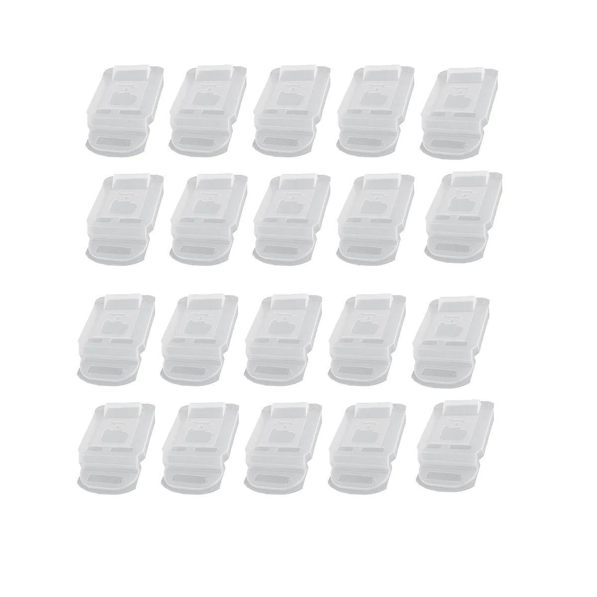 

20PCS Contact Protection Cap Battery Holder for , Dust Cover Shield Case for 14.4V 18V Li-Ion Battery