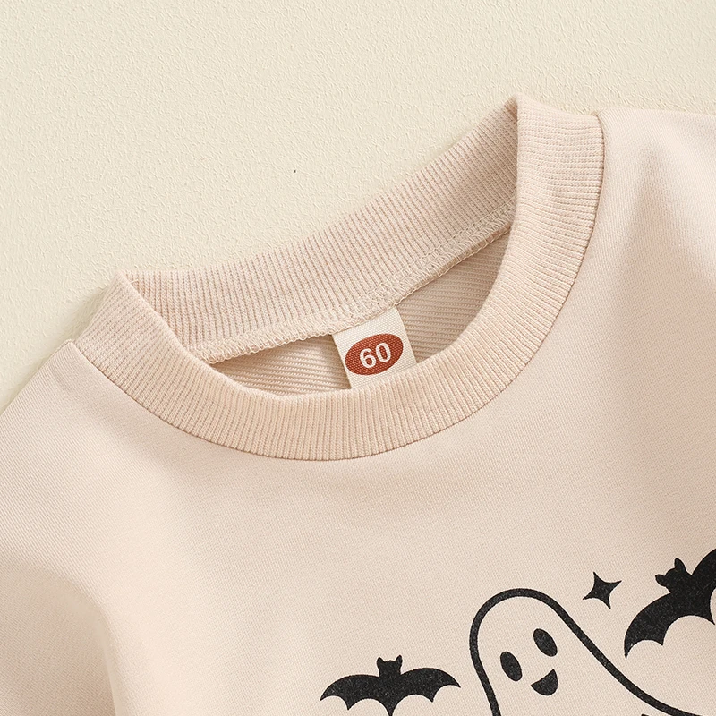 Одежда Honganda для новорожденных детей Хэллоуина с длинным рукавом рисунком