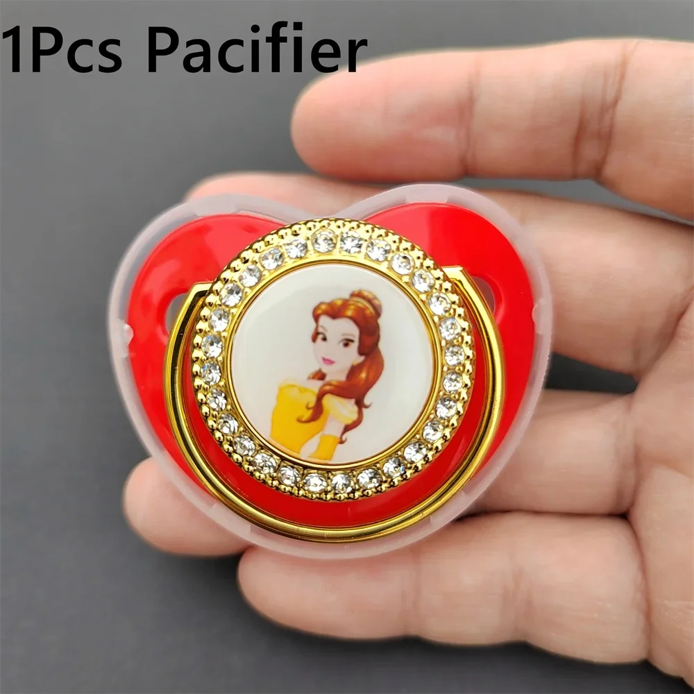 Новинка 2024 набор цепочек для соски с принтом принцессы подарок будущей мамы