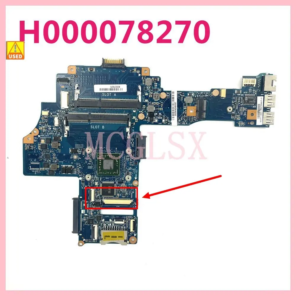 

Материнская плата H000078270 для ноутбука Toshiba Satellite C40-B CA10BM, материнская плата DDR3 100% протестирована