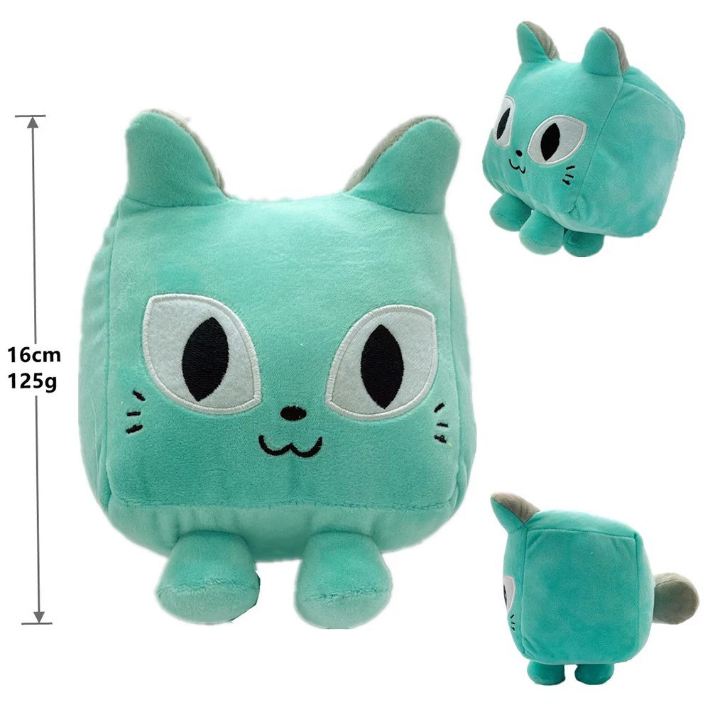 

Pet Simulator X Cat Plushies Big Games Cat Plush Toy Cartoon Soft Stuffed Cute Blue Cat Doll Plushie for Girlfriend Kids Gift