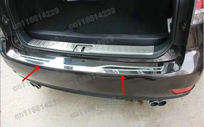 For lexus RX350 270 2009 2010 2011 2012 2013 2014 2015 Rear Bumper Protector Sill Trunk Tread Plate cover Trim Car styling