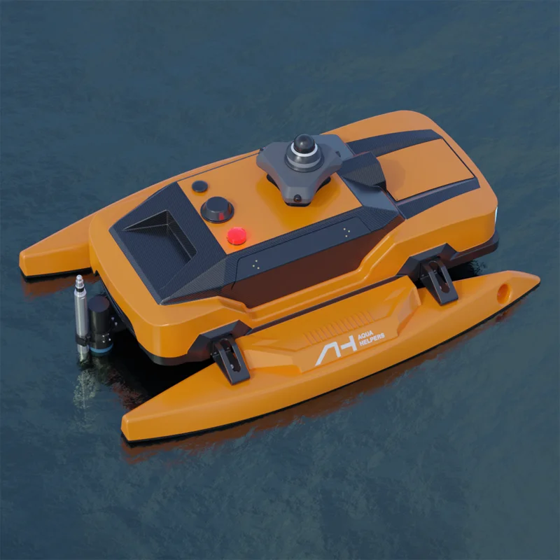 Интеллектуальный USV оснащен однолучевым эхозоподъемником и боковым