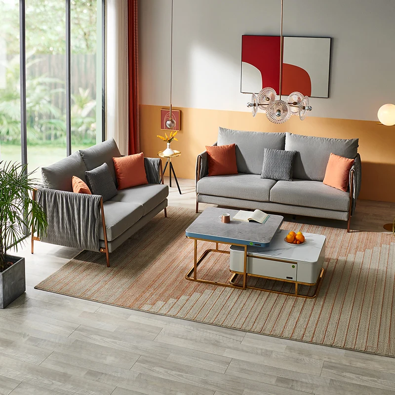 

Modular Corner Sofa Modern Recliner Lounge Living Room Puffs Couch Lazy Italiano Designer Moveis Para Casa Home Furniture DWH