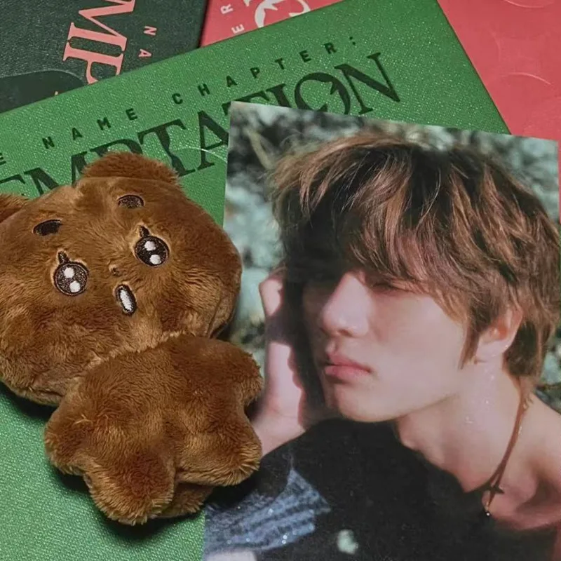 

Kpop TXT Dolls Cartoon Soobin YEONJUN Same Plush Keyrings Q Styles BEOMGYU TAEHYUN Keychains Key Rings Bag Pendants Accessories