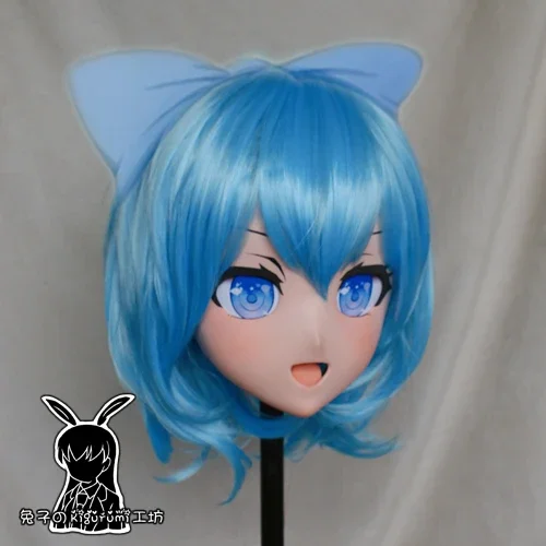 (Кролик 22) Смола Crossdress Красивая девушка 3/4 головы BJD кукла маска мультфильм аниме