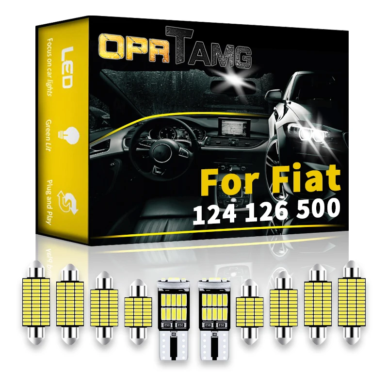 

Лампы головного света для Fiat 124 126 500 2000 2001 2002 2003 2004 2005 2006 2007 2008 2009 2010 2022-, автомобильные аксессуары