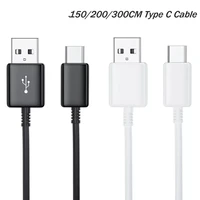 new 150cm 200cm 300cm usb 3 1 type c fast charging data cable for samsung galaxy a11 a31 a41 a51 a71 a32 a52 a72 note 7 8 9 10