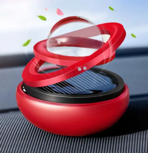 

Solar Rotating Car Perfume Air Freshener Aromatherapy Ornament Car Accessories