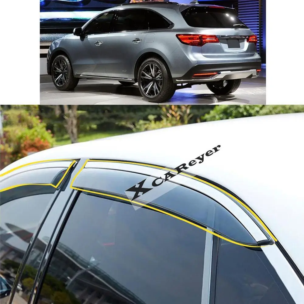 

For ACURA MDX 2007 2008 2009 2010 2011 2012 2013 Car Body Styling Sticker Plastic Window Glass Wind Visor Rain/Sun Guard Vent