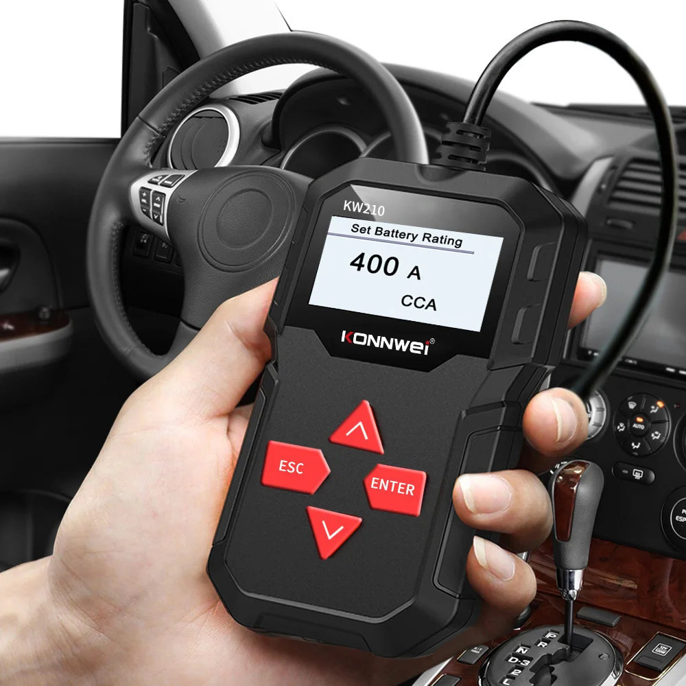 

Универсальный Автоматический Тестер Аккумуляторов KW210, 12 В, от 100 до 2000CCA