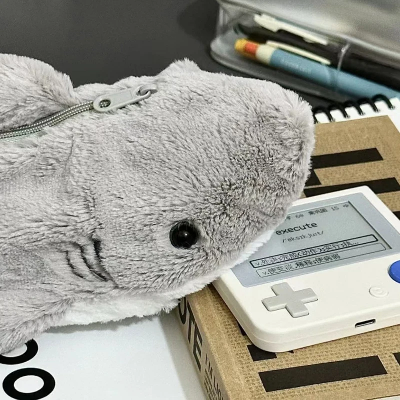 Милый Плюшевый Пенал С Рыбой Школьные Принадлежности Женская Сумка Для Хранения