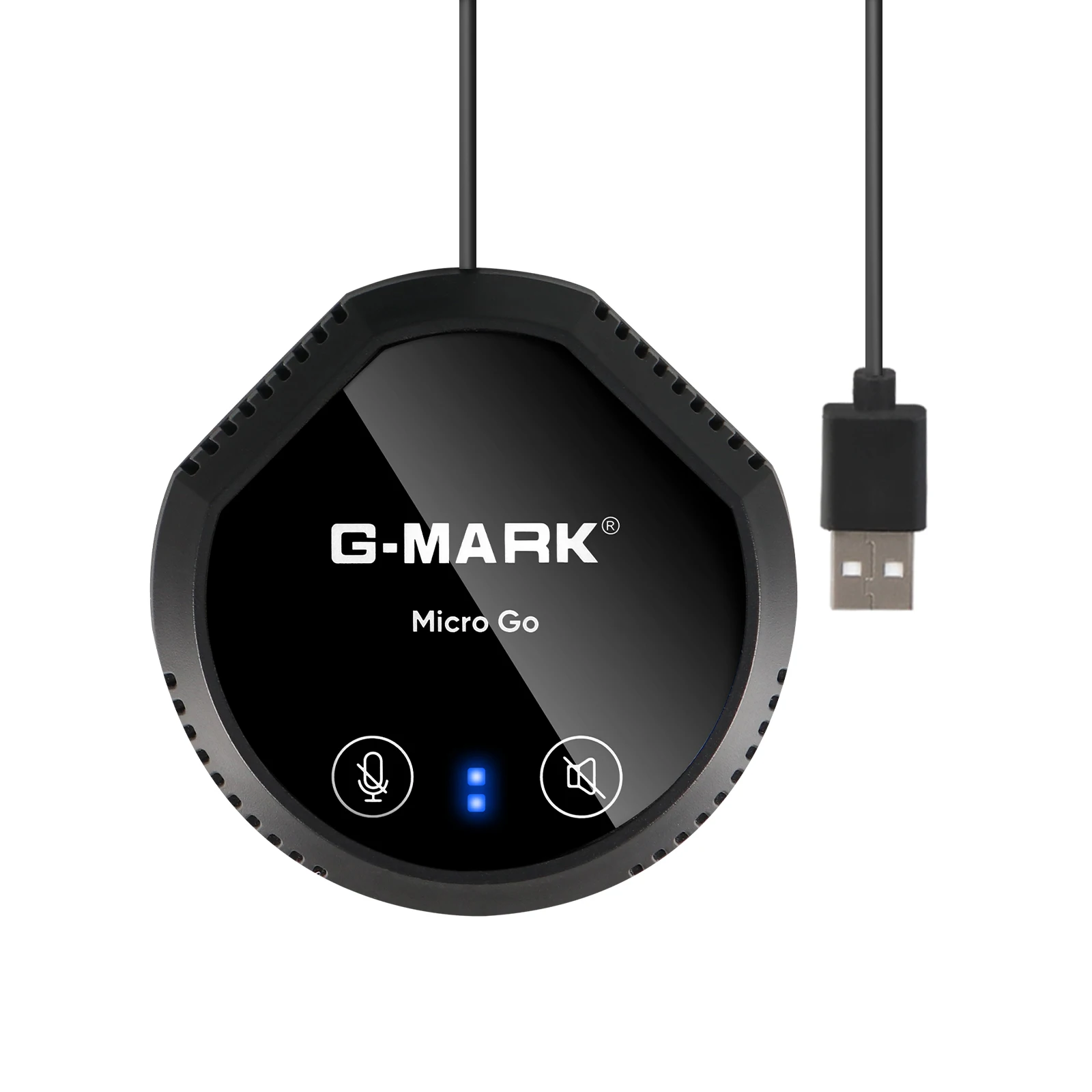 USB Speakers With Microphone G-MARK Micro Go Bluetooth Conference Speakerphone Compatible For Computer Plug and Plays