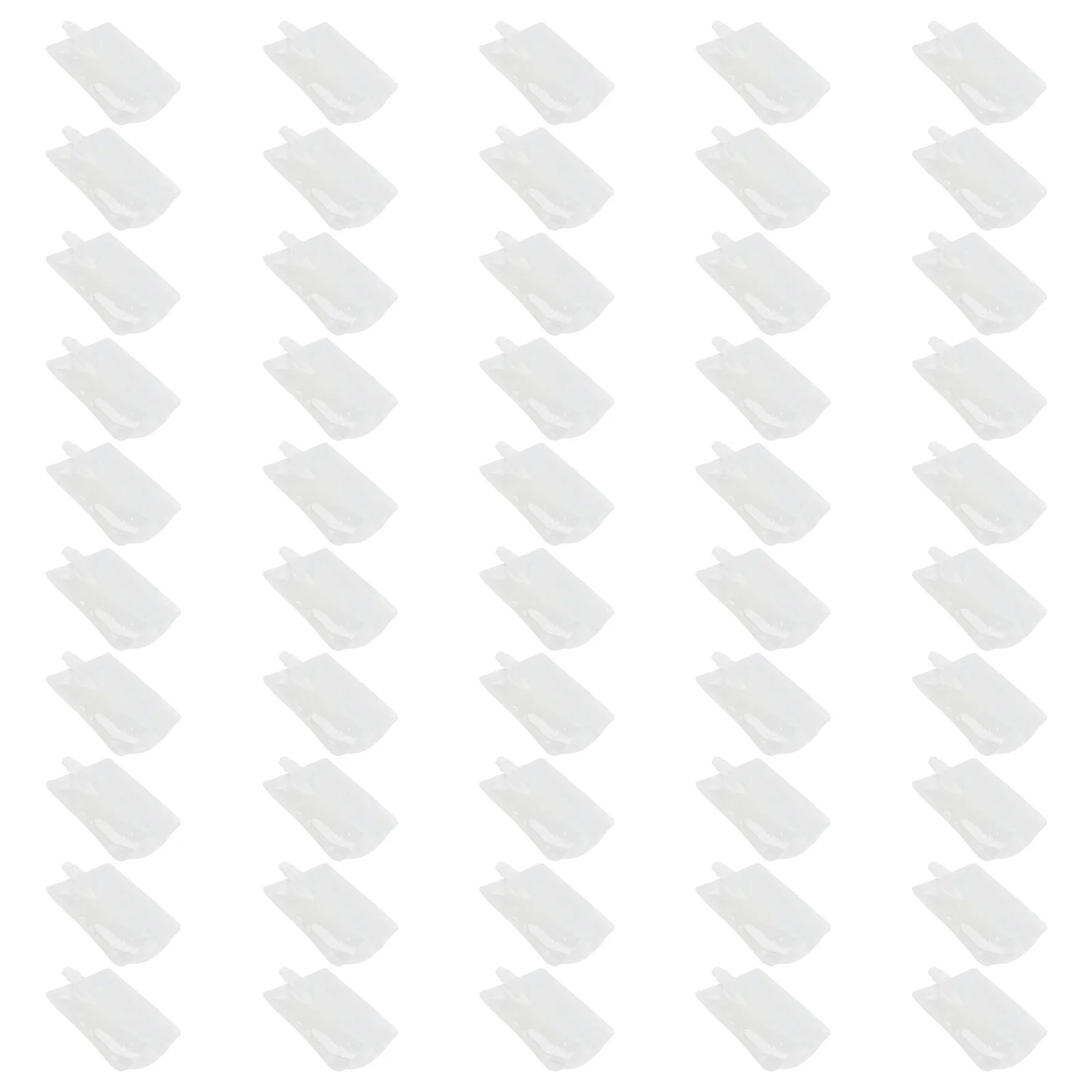 

50pcs 300ml Pouches with Nozzle Clear Flask Smoothie Container Leek Proof Beverage Flasks