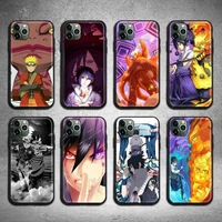 uzumaki naruto uchiha sasuke phone case for iphone 13 12 11 pro max mini xs max 8 7 6 6s plus x 5s se 2020 xr cover