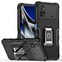 armor case for xiaomi poco x3 pro nfc x4 pro 5g m4 pro 4g m4pro x4pro x3pro 5g case ring camera lens full protection back cover