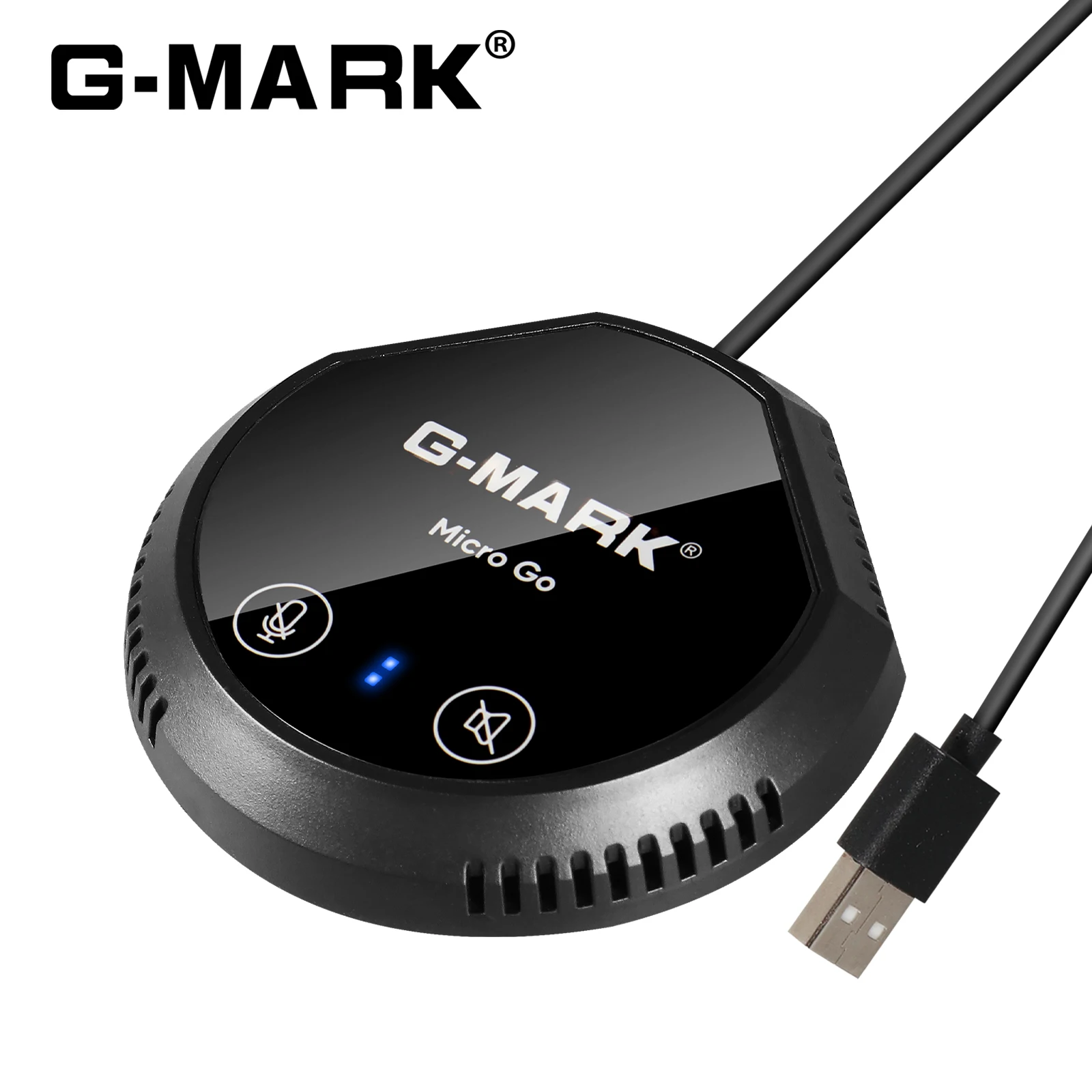 USB Speakers G-MARK Micro Go Bluetooth Conference Speakerphone with Microphone Compatible For Computer Plug and Plays
