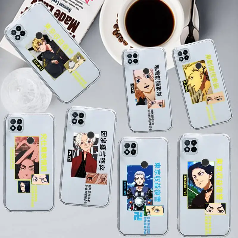 

Tokyo Revengers Avengers anime Phone Case Transparent for Xiaomi redmi note x f poco 10 11 9 7 8 3 i t s E pro cover shell coque
