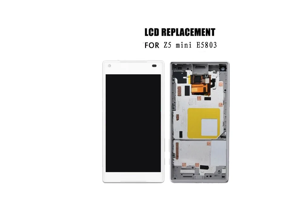 

Подходит для внутреннего и внешнего ЖК-экранов Sony Z5 mini E5803 мобильный телефон, сенсорный экран с рамкой