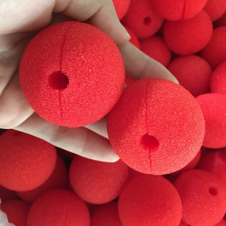 Clown Nose Red Sponge Ball Hair Foam Magic Prop Nariz De Payaso Trick Нос Клоуна Palhaço Le Nez Du 어댑광대 코