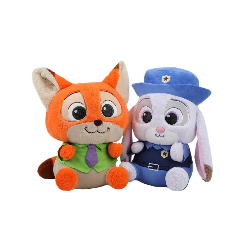 Фото Disney Zootopia Джуди Кролик Ник Фокс плюшевая игрушка мягкая милая текстура мягкий детский подарок на день рождения и Рождество-сюрприз №5