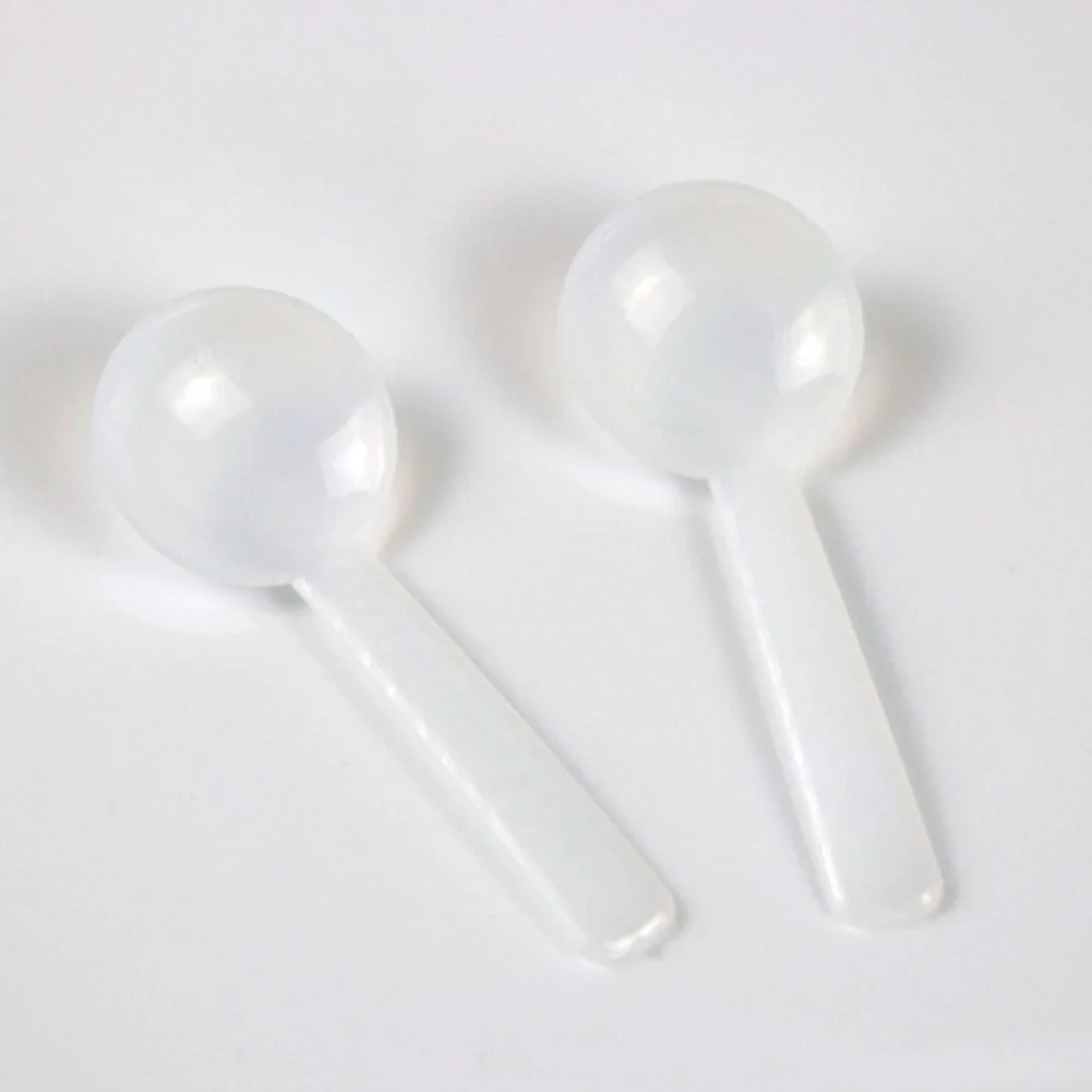 

100pcs 1g Plastic Measuring Scoop Reusable Food Grade PP Measure Spoon Milk Coffee Teaspoon Milk Powder Kitchen Tool