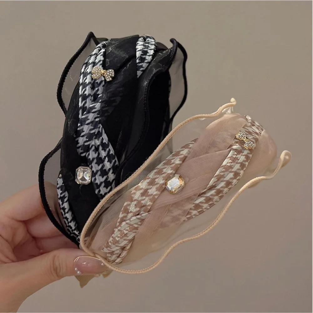 

Женский сетчатый обруч для волос, винтажный Подарочный аксессуар для волос в Корейском стиле