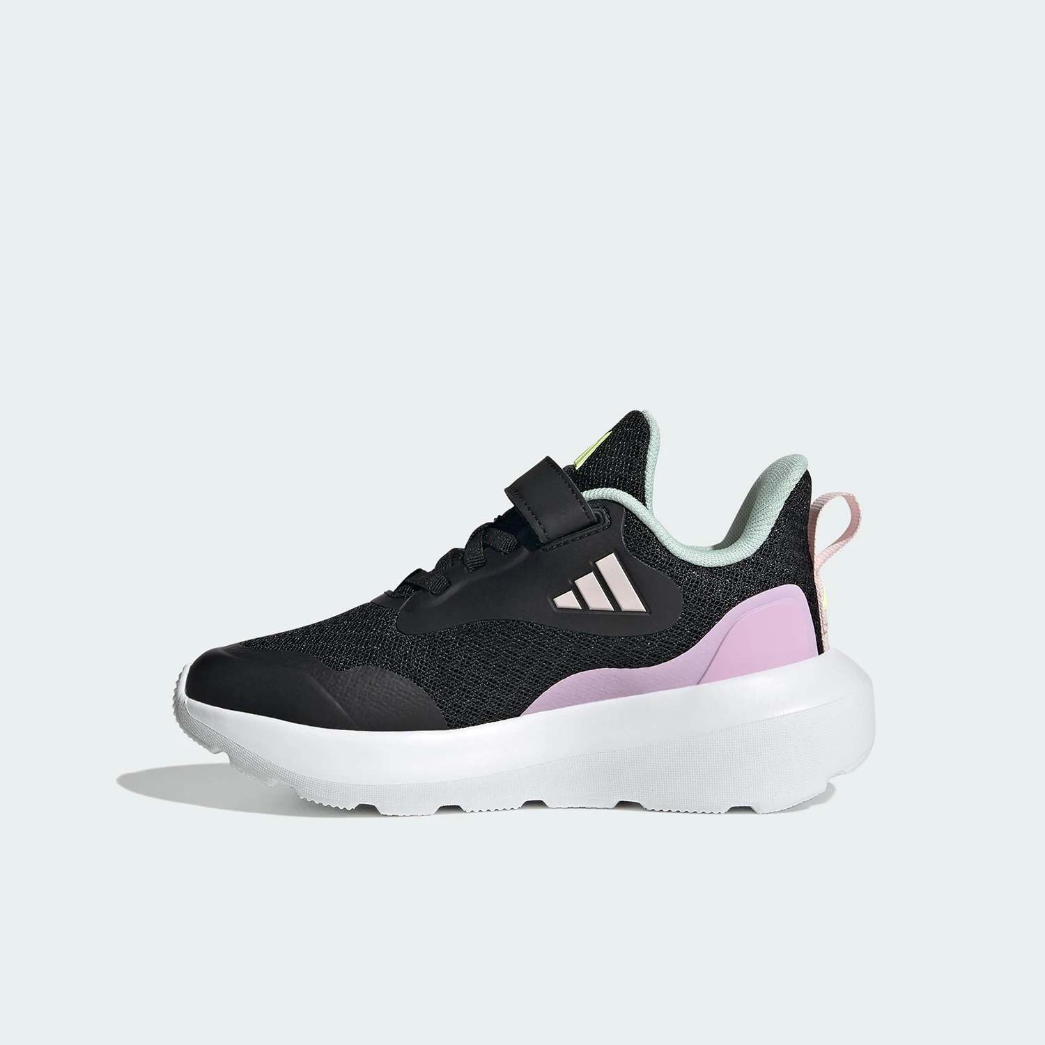 Фото Оригинальные детские повседневные спортивные кроссовки Adidas FORTARUN на липучках JI2192 №4