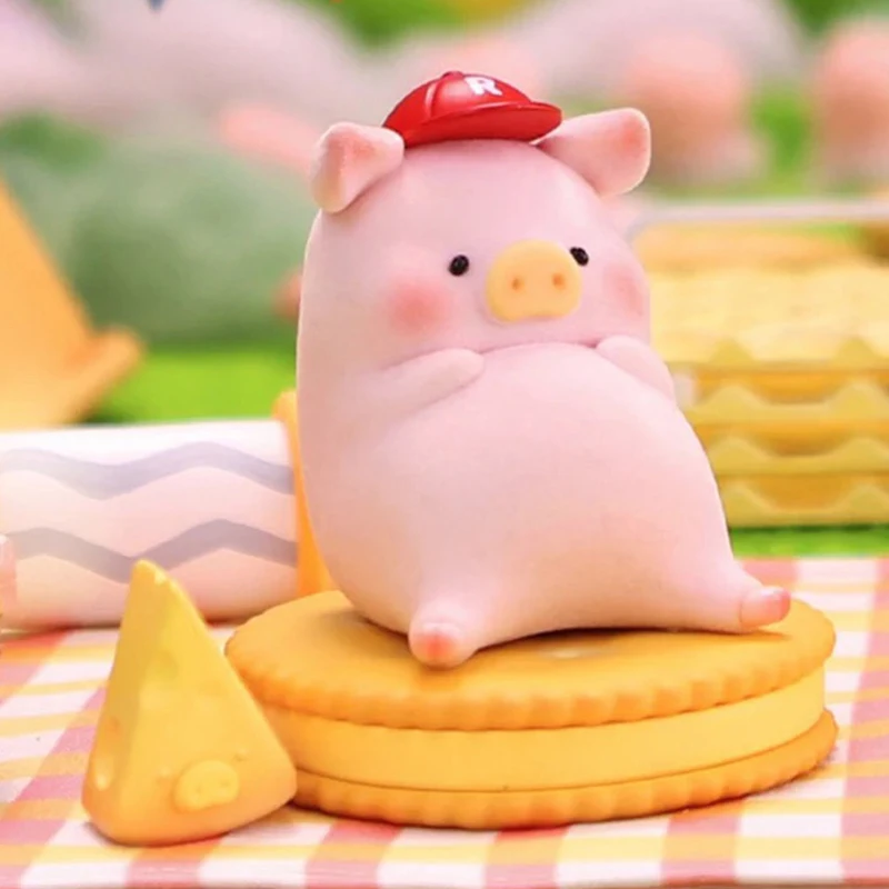 Консервированная плюшевая кукла свинка Лулу ест печенье Лифт кавайная кайксас