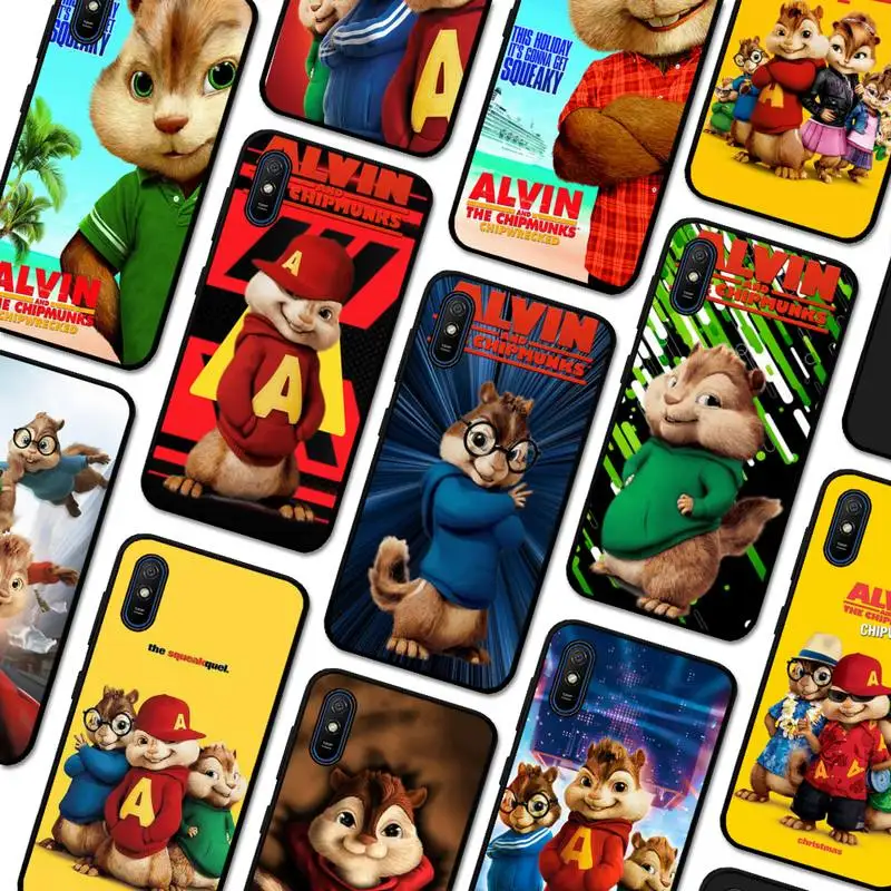 

Disney Alvin Phone Case for Redmi 5 6 7 8 9 A 5plus K20 4X 6 cover