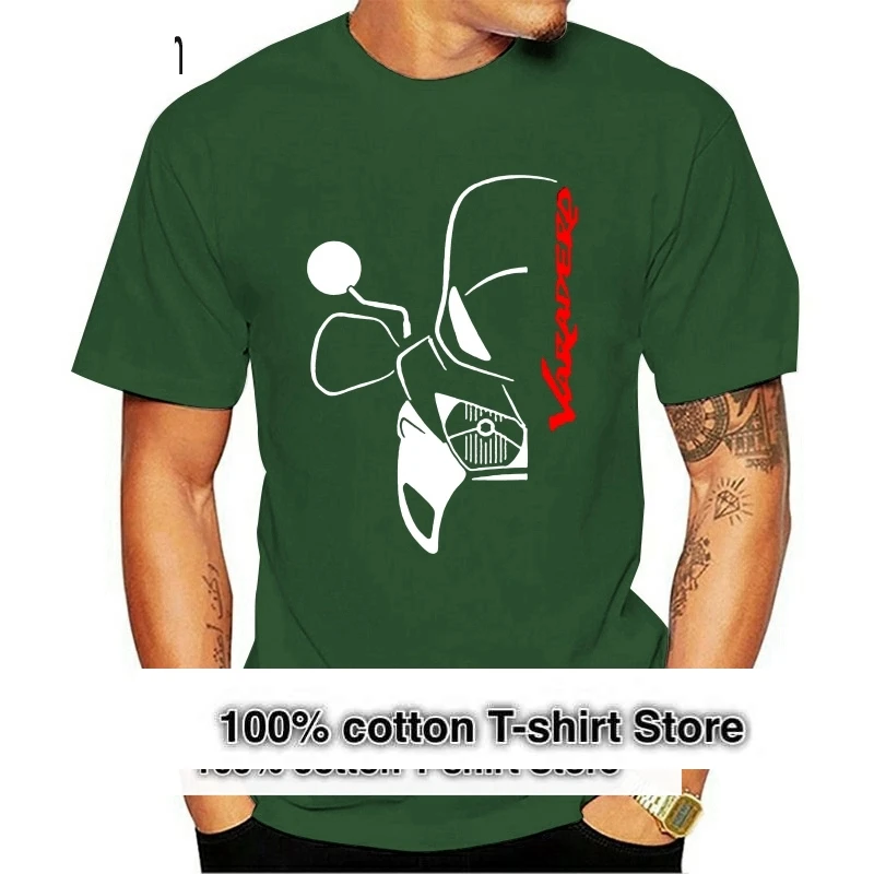 

Двусторонняя черная мотоциклетная футболка Hon Varadero, лидер продаж 2019, супер модная летняя повседневная мужская недорогая Футболка хорошего качества