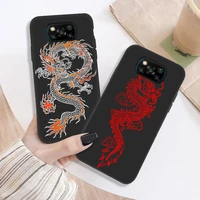 fashion dragon phone case for xiaomi poco f3 case for xiaomi redmi note 10 9 8 pro mi 11 lite 10t cover for funda poco x3 pro