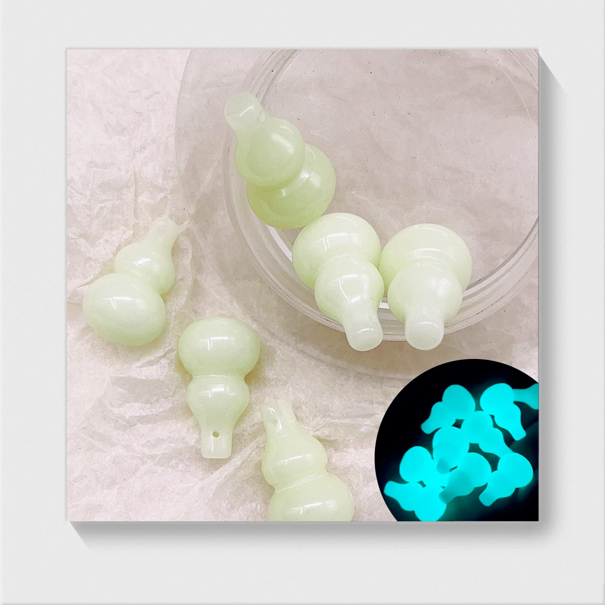 

13x24mm Gourd Shape Luminous In Night Stone Beads for Jewelry Making DIY Bracelet Necklace Jewellery Making Supplies