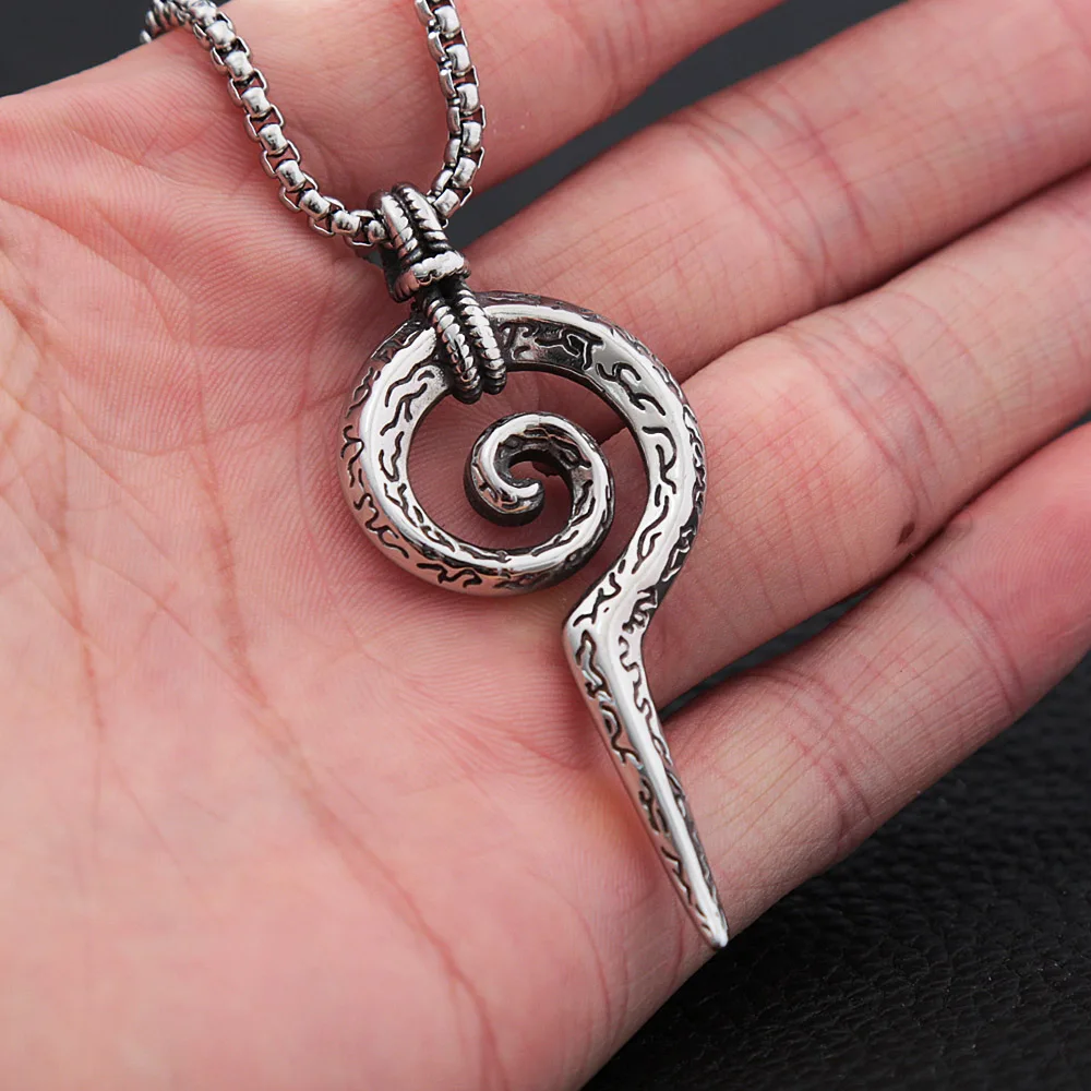 Винтажная змея Mayan Totem подвеска скипетр для мужчин и женщин в стиле панк байкера