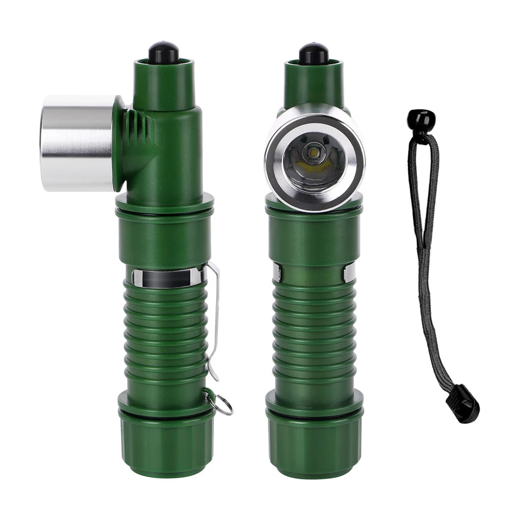 

LED Flashlight Waterproof Diving Flash Light with Clip Flashing Powerful Torch Lantern Lamp Night Hiking Accessories