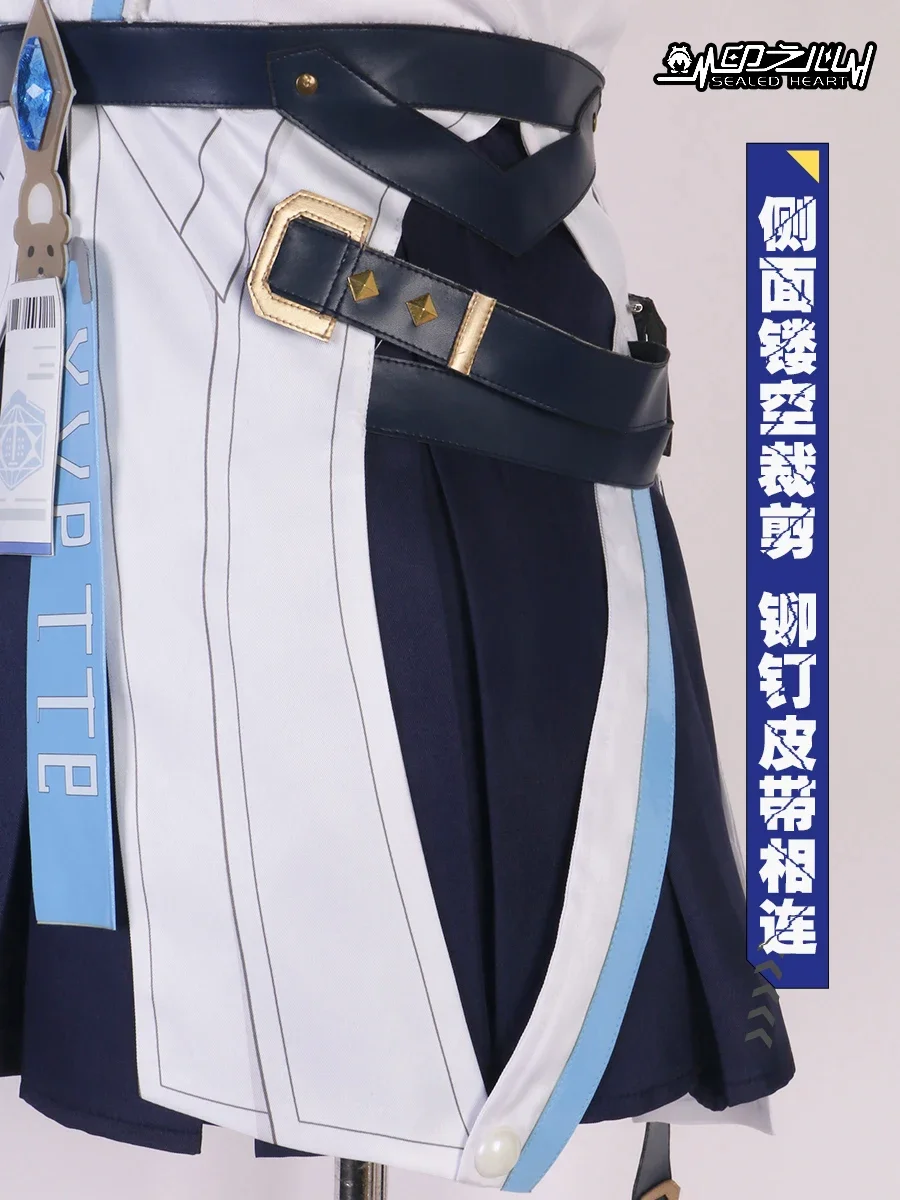 Игра CalabiYau Yvette Косплей Костюм Хэллоуин наряды игровая одежда женское аниме