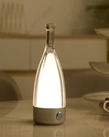nordic led designer wine bottle table lamp for living room bedroom study bar art decor desk modern home bedside