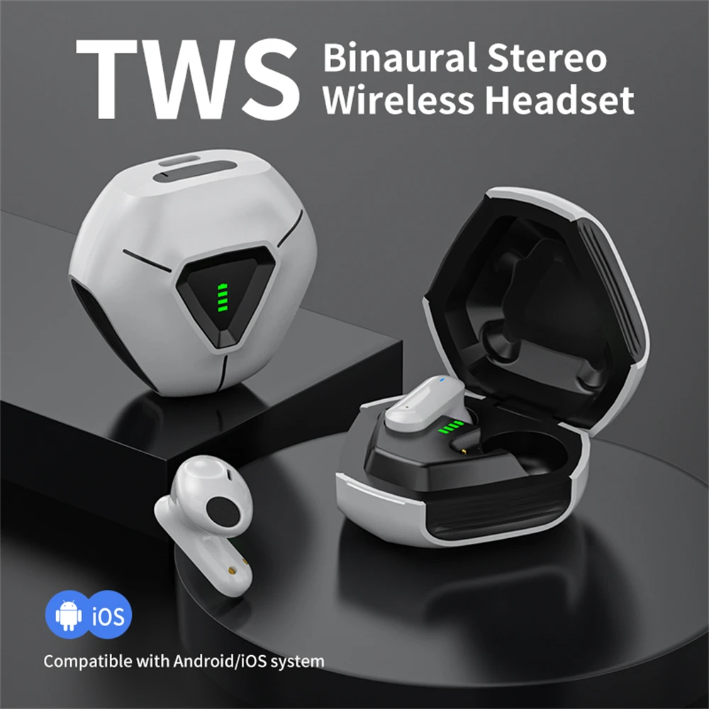 

LY09 Bluetooth 5.0 Earphones Wireless Headphones Noise Cancelling Touch HiFI Earbuds With Mic LED Display Headset