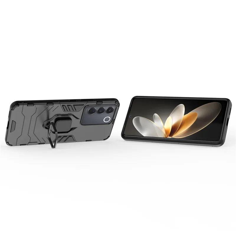 For Vivo S16 Pro Case Vivo S16E S16 Pro Cover Shockproof Armor Hard PC Holder Silicone Bumper For Vivo S16E S16 Pro Fundas