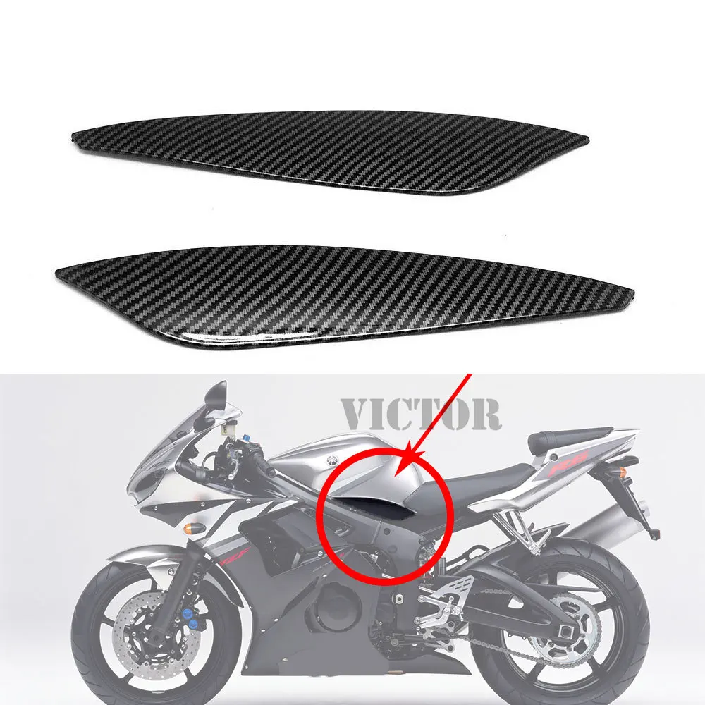 

Боковые Крышки Бака YZFR6, газовые Обтекатели для Yamaha YZF R6 2003 2004 2005 YZFR6S 2006 2007 2008 2009, аксессуары для мотоциклов