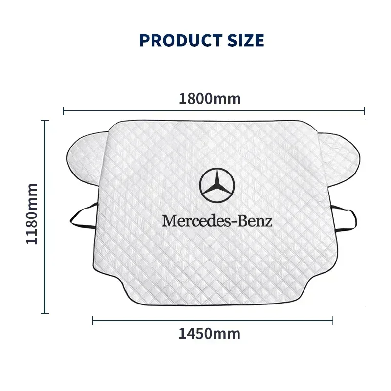 Для автомобиля AMG для Mercedes Benz защита от снега и льда козырек солнца ветрового