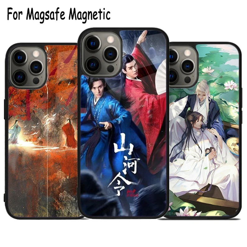 Магнитный чехол-бампер Magsafe для iPhone 15 16 14 13 11 12 Pro Max Plus