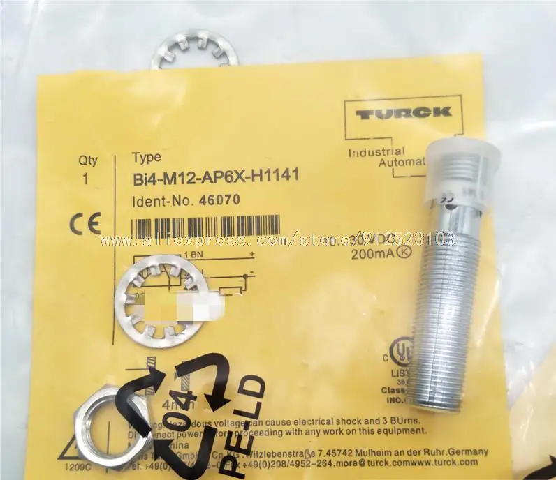 

BI4-M12-AP6X-H1141 BI4-M12-AN6X-H1141 Turck Baru Berkualitas Tinggi Proximity Switch Sensor