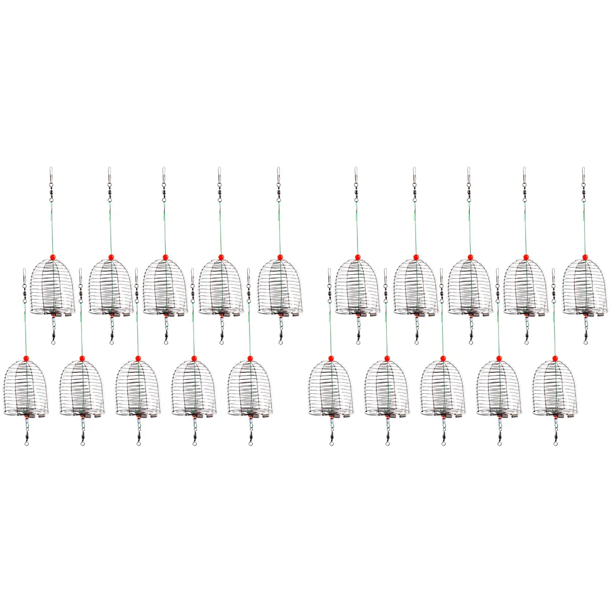 

20 Professional Bait Lure Cage Accessory Fishing Tackle for Fishing